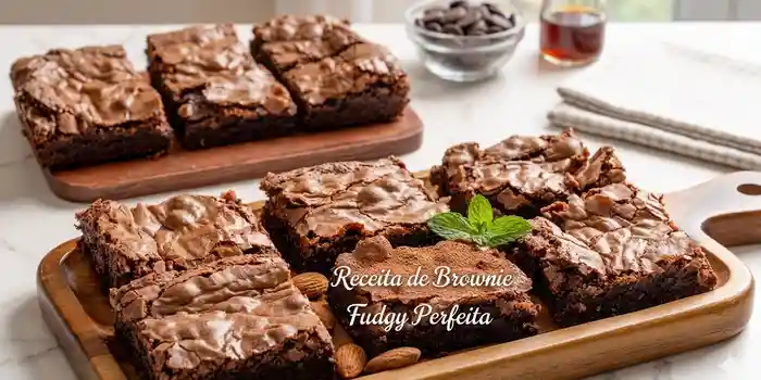 Foto da receita de Receita de Brownie Simples e Rápido: Com Casquinha Crocante